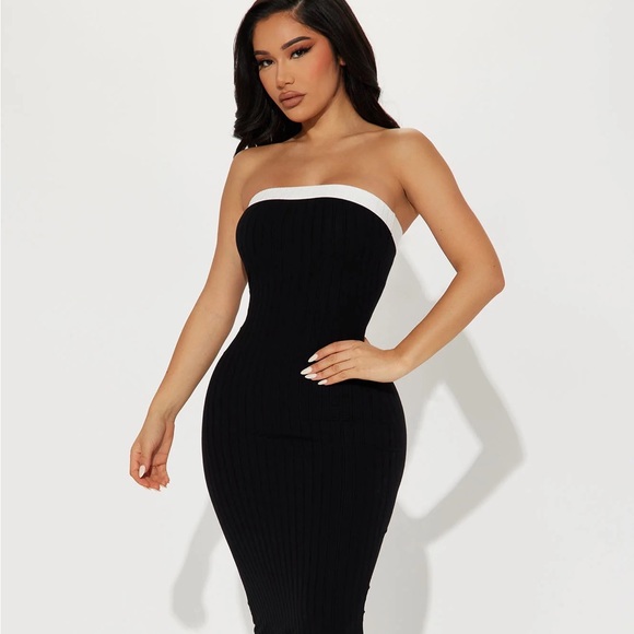 MAKE AN OFFER! SEXY BODYCON MAXI DRESS - Picture 2 of 3